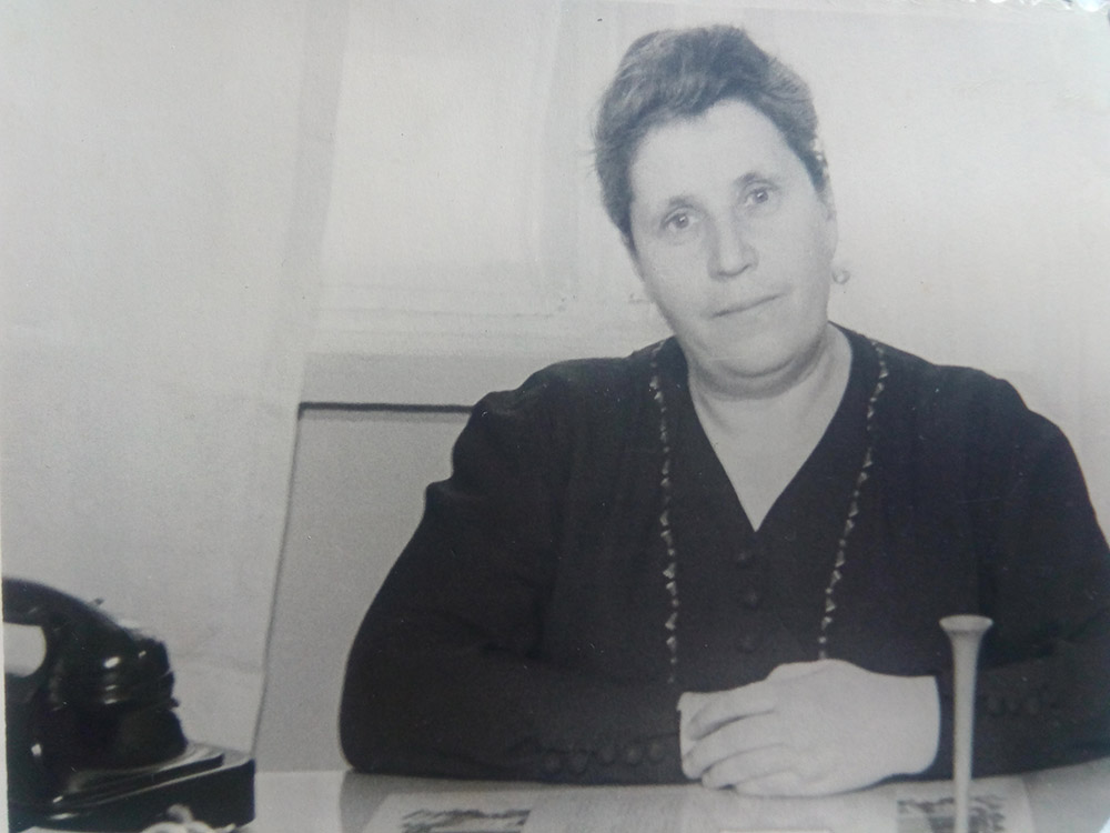 Врач Плавинская Варвара Владимировна. 1954 год.